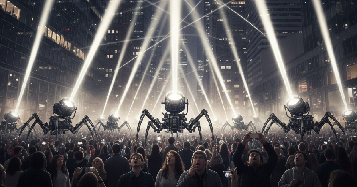 Holofotes ambulantes: luminosos destaques